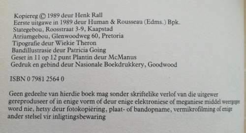 In die tyd van die uil / Henk Rall