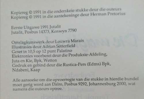 Die magiese kring Eenbedrywe / Saamgestel deur Temple Hauptfleisch