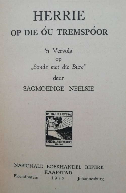 HERRIE OP DIE OU TREMSPOOR / C. J. LANGENHOVEN