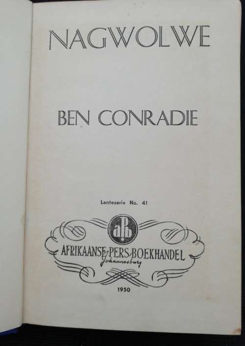 NAGWOLWE / BEN CONRADIE (1950)
