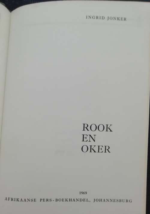 Rook en Oker / Ingrid Jonker (1969)
