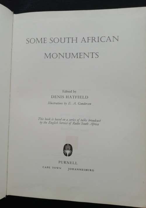 Some South African Monuments by Denis Hatfield