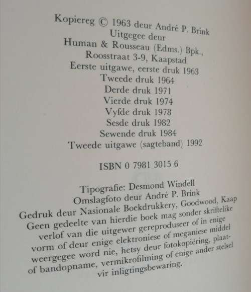 Die Ambassadeur / Andre P. Brink
