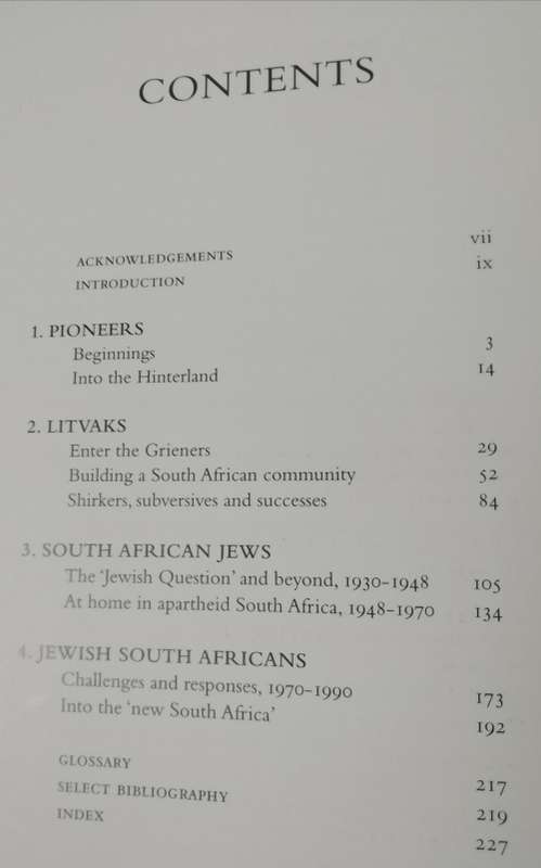 The Jews in South Africa. An Illustrated History / Mendelsohn, Richard and Milton Shain