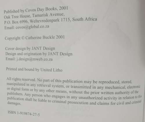 African Tears: The Zimbabwe Land Invasions / Catherine Buckle