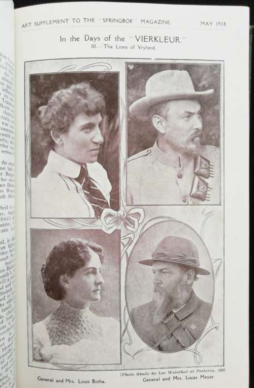 SPRINGBOK MAGAZINE Vol. 1 and II Editor: Chas H. Bray Sub-Editor: Herbert Lister (1917)