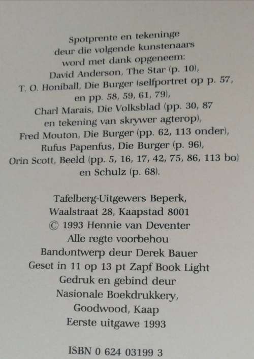 Scoops en Skandes and Flaters en Kraters / Hennie van Deventer