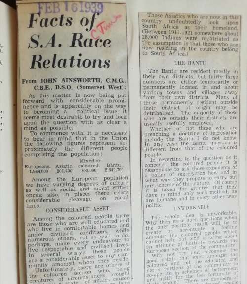 The Cape Coloured People. 1652  1937 by J. S. Marais (1939)