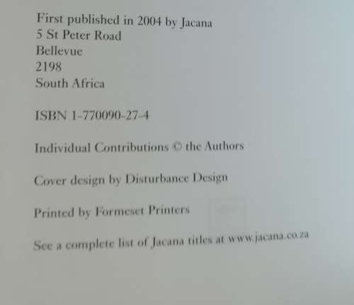 A is for ancestors : A selection of writings from the 2003 Caine Prize for African writing
