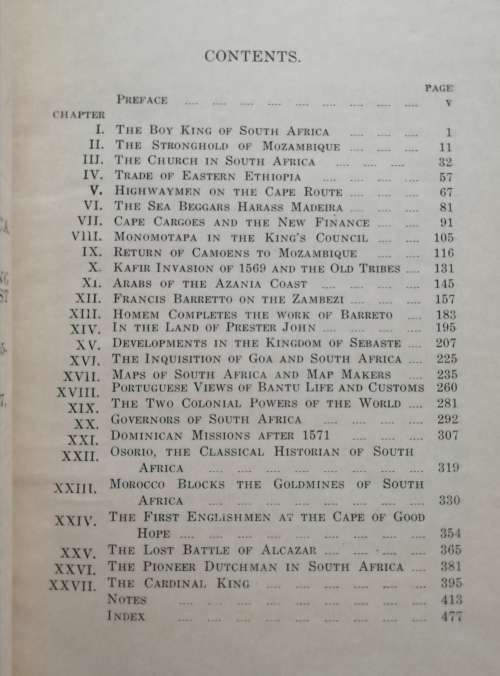 South Africa Under King Sebastian and the Cardinal 1557 - 1580 by Sidney R. Welch