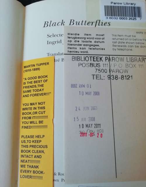 Black Butterflies - Selected Poems - Ingrid Jonker