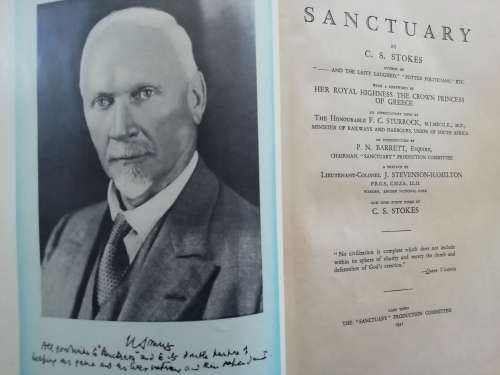 SANCTUARY / C. S. STOKES (Signed) First Edition 1941