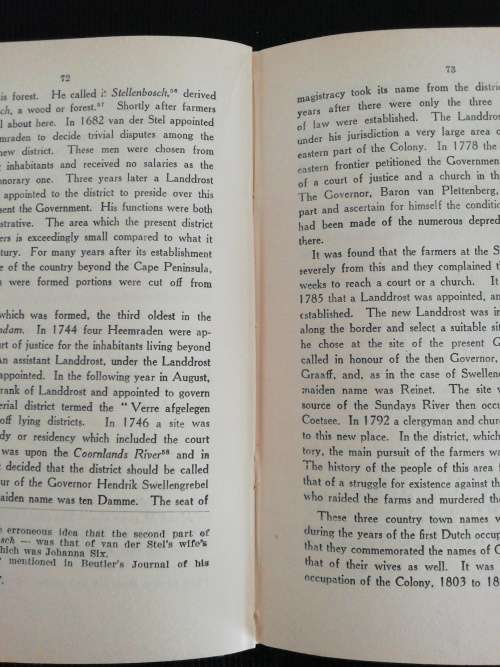 Place names in the Cape province / by Colin Graham Botha (circa 1926)