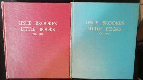 LESLIE BROOKE`S LITTLE BOOKS VOL.1 and 2 - A NURSERY RHYME PICTURE BOOK