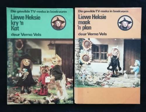 Liewe Heksie kry `n Kat and Liewe Heksie maak`n plan deur Verna Vels