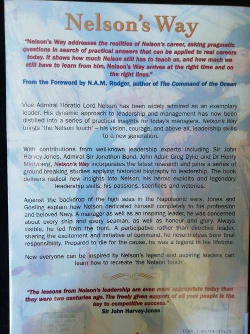 Nelson`s Way: Leadership Lessons from the Great Commander / Stephanie Jones and Jonathan Gosling