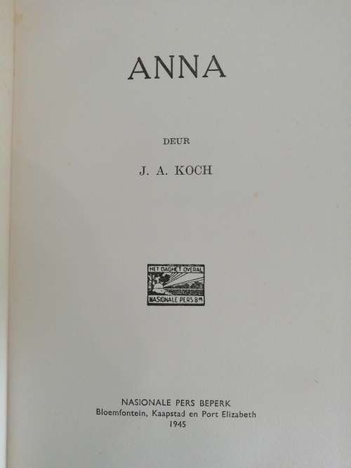 ANNA / J.A. Koch (1945)