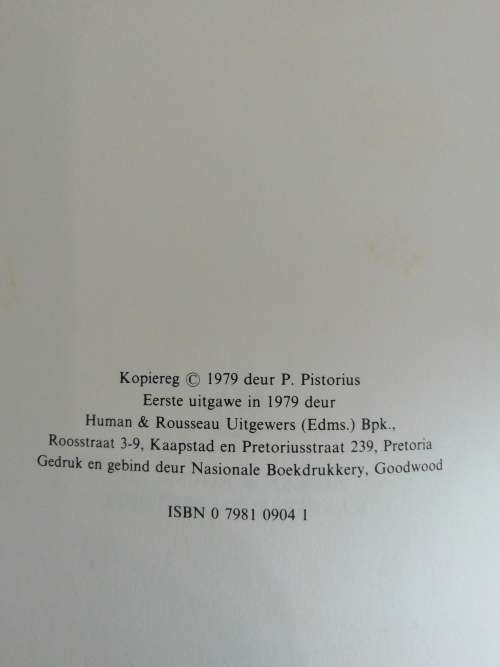 ROEP VAN DIE TSETLO / P. G. HENDRIKS
