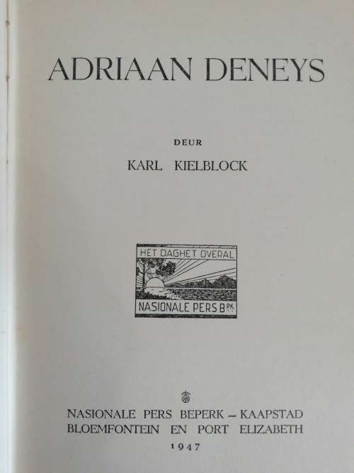 Adriaan Deneys / Karl Kielblock (1947)