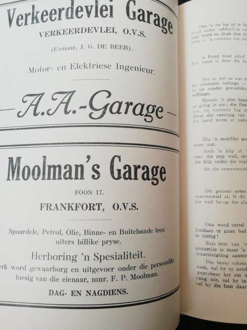 Suid-Afrikaanse Motorterme  en Motorhandboek / M. C. van Sandwyk (1935)