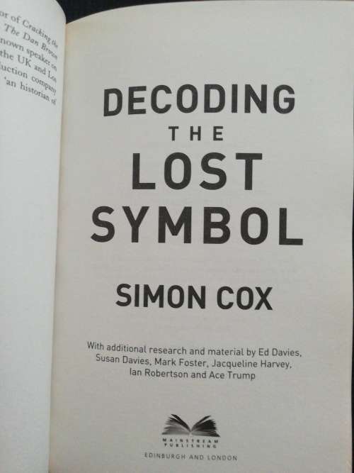 DECODING THE LOST SYMBOL / SIMON COX