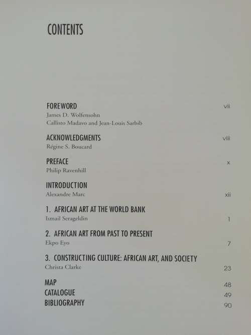 AFRICAN ART The World Bank Collection