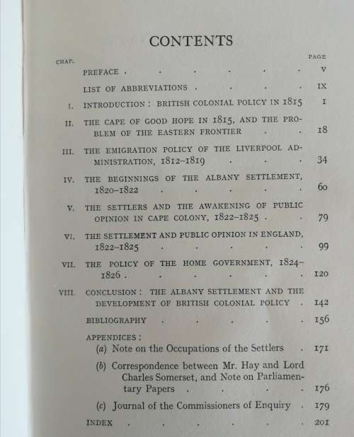 The 1820 Settlers In South Africa : A Study in British Colonial Policy / I. E. Edwards