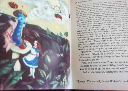 ALICE`S ADVENTURES IN WONDERLAND and THROUGH THE LOOKING GLASS / LEWIS CARROLL (1962)