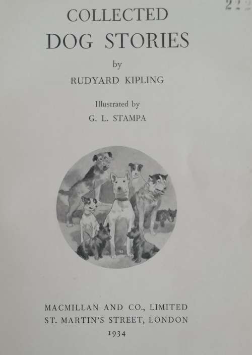 Collected Dog Stories Rudyard Kipling (1934)
