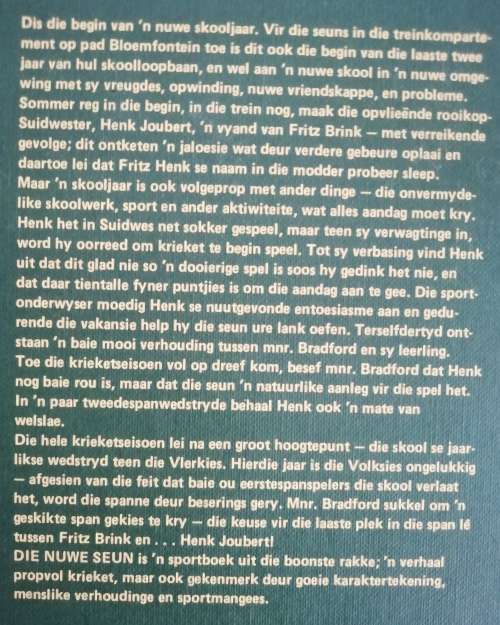 Die Nuwe Seun / Louis Wessels