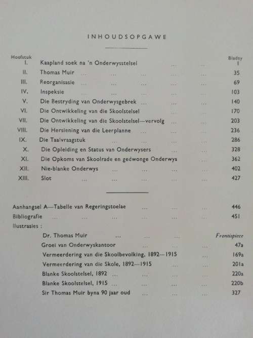 Sir Thomas Muir en Die Onderwys in Kaapland Tydens Sy Bestuur As Superintendent-Generaal van .....