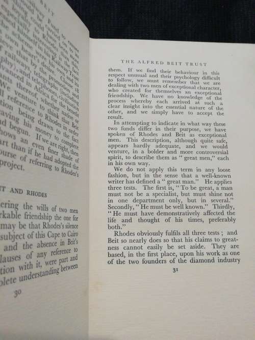 Alfred Beit: a Study of the Man and His Work / G. Seymour Fort