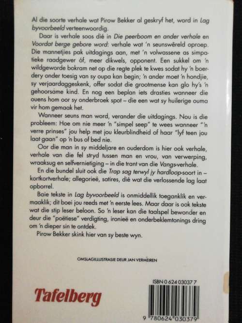 Lag byvoorbeeld / Pirow Bekker