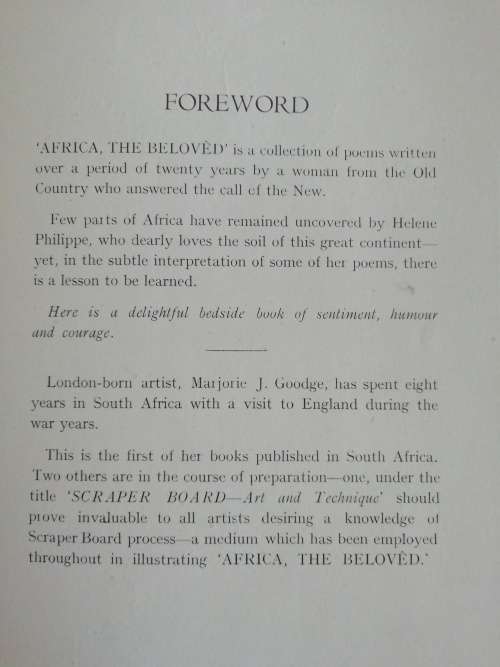 Africa The Beloved: Poems - Serious and Otherwise  By Helene Philippe