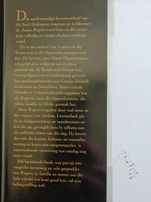 Anton Rupert - `n Lewensverhaal /  Ebbe Dommisse