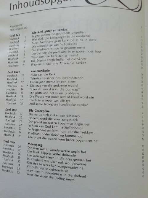 KRONIEKE VAN `N KERK deur Piet Meiring