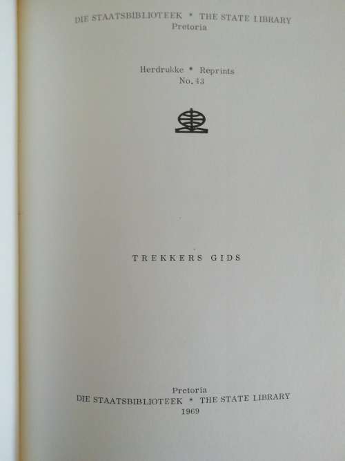TREKKERS GIDS (1969)