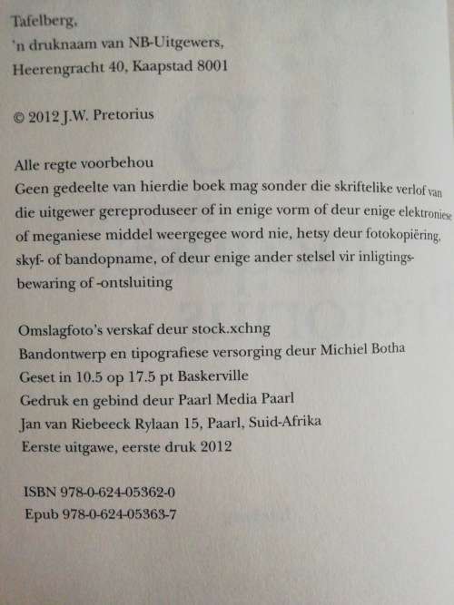 So Lig Soos Klip / Jacques Pretorius