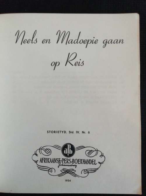 Neels En Madoepie Gaan Op Reis Published by aPb, 1954