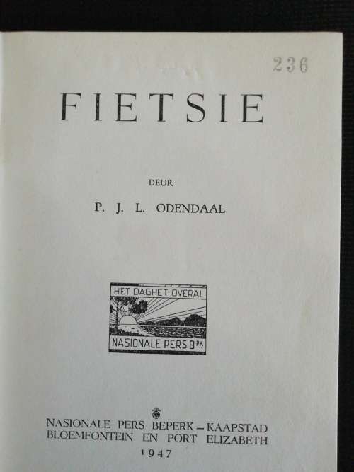 FIETSIE / Odendaal, P.J.L. (1947)
