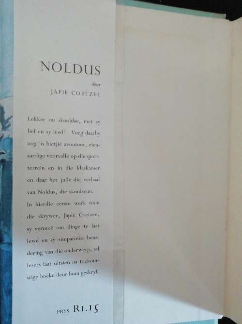 NOLDUS / Japie Coetzee (Eerste uitgawe 1962)