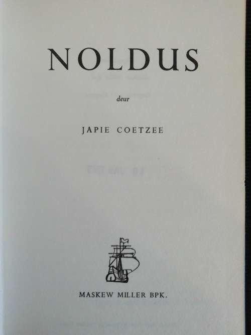 NOLDUS / Japie Coetzee (Eerste uitgawe 1962)