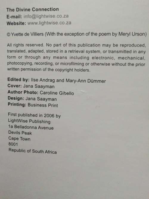 The Divine Connection / Yvette de Villiers