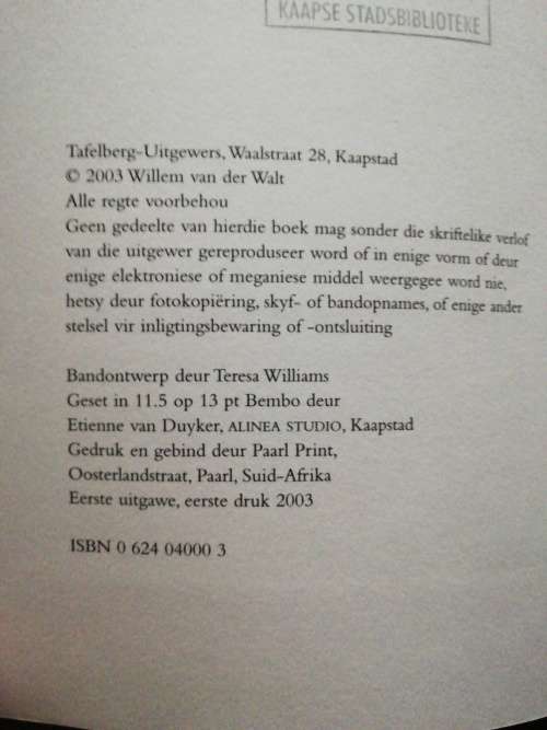 Ragtime en Rocks / Willem van der Walt