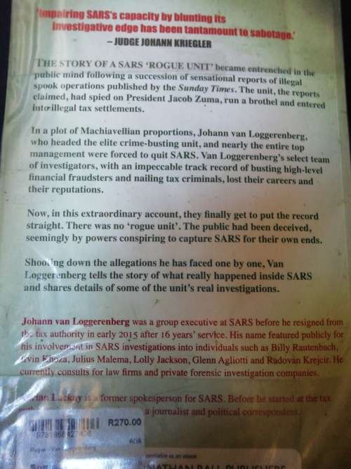 Rogue - The Inside Story of SARS`s Elite Crime-Busting Unit: Johann van Loggerenberg
