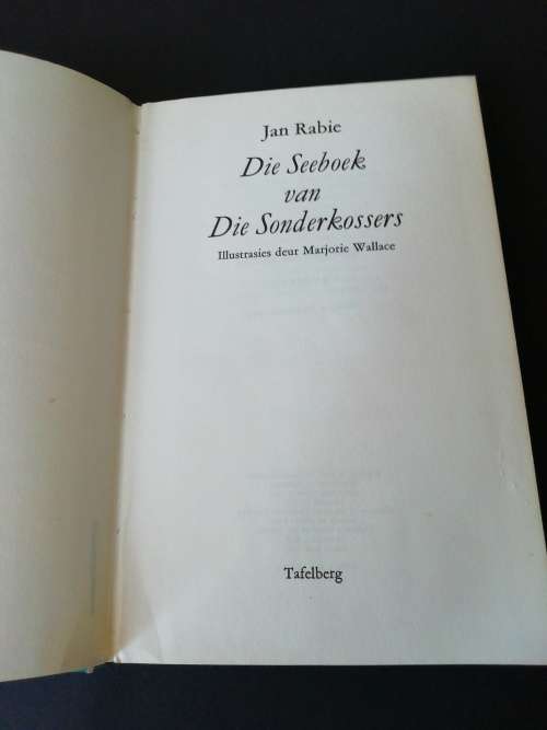 Die Seeboek Van Die Sonderkossers / Jan Rabie