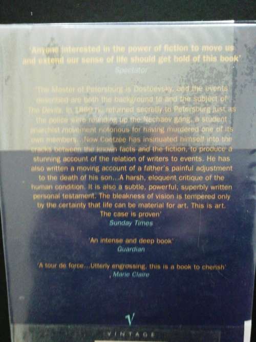 The Master of Petersburg  / J. M.  Coetzee