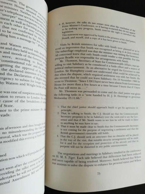 THE JUDGE, THE PRINCE, AND THE USURPER, from UDI to Zimbabwe / Bennie Goldin