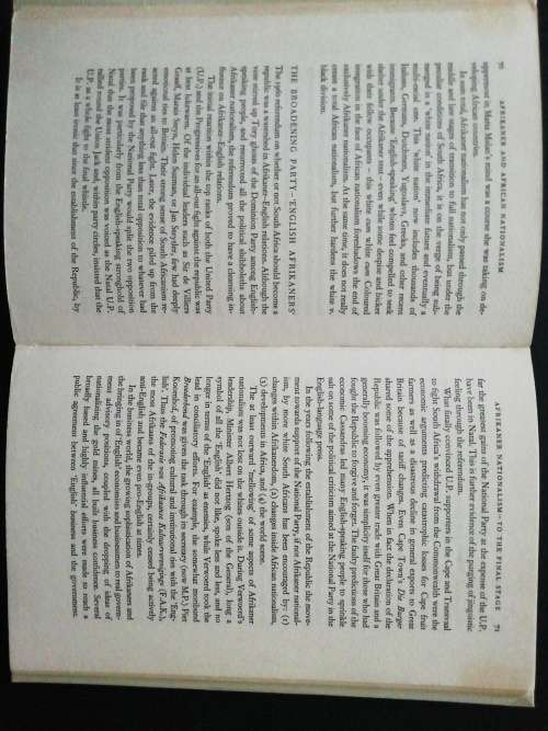 Afrikaner and African Nationalism  / Edwin S. Munger