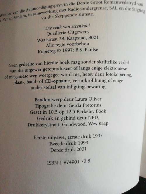 Die Reuk van Steenkool / S.P. Benjamin